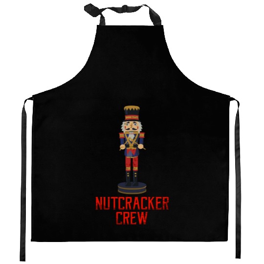 Nutcracker Crew Ballet Dance Play Retro Nut Cracke Kitchen Aprons