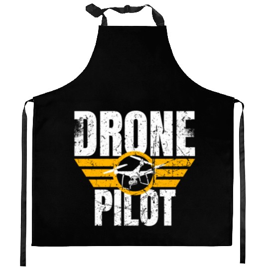Drone Drone Pilot Drone Operator Quadrocopter Kitchen Aprons
