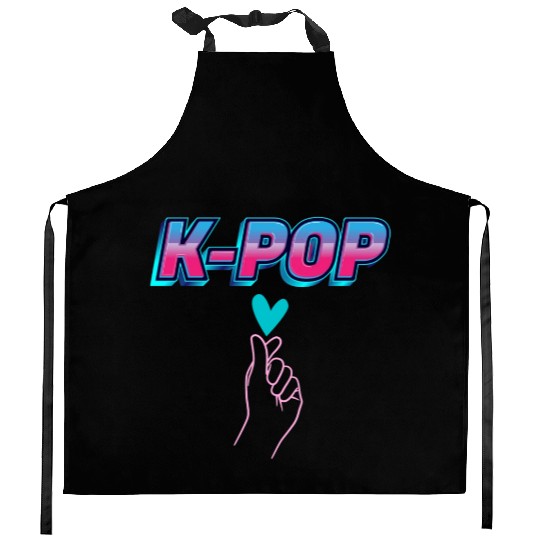 kpop k-pop korean pop Kitchen Aprons