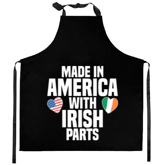 MADE IN AMERICA WITH IRISH PARTS Kitchen Aprons
