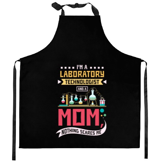 Laboratory technologist and a mom Kitchen Aprons