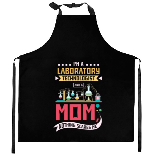 Laboratory technologist and a mom Kitchen Aprons