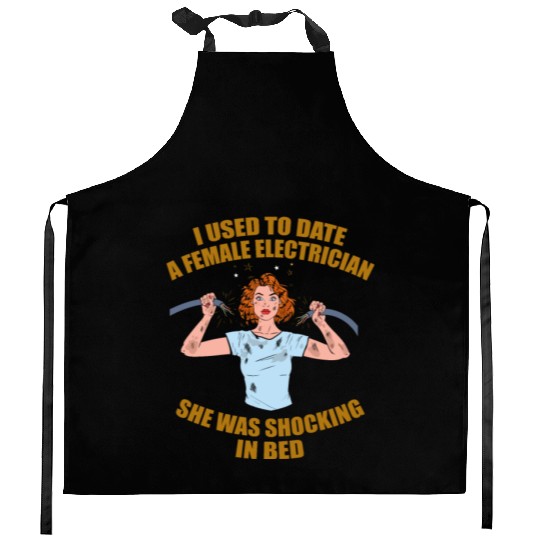 Electrician Electrical Engineer Lineman Kitchen Aprons