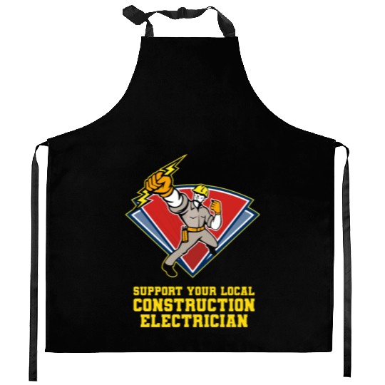 Electrician Electrical Engineer Lineman Kitchen Aprons