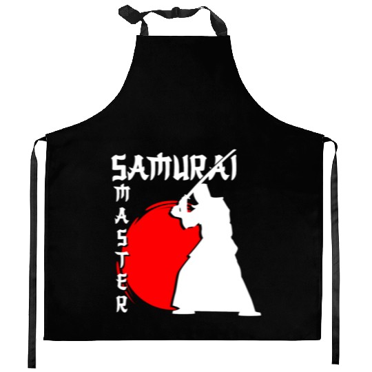 Japan Katana Martial Arts Honor Kitchen Aprons