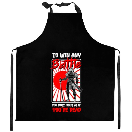 Samurai Jiujitsu Honor Kitchen Aprons