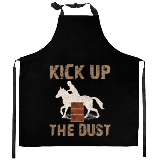 Barrel Racer Rodeo Racing Horse Riding Race Funny Kitchen Aprons