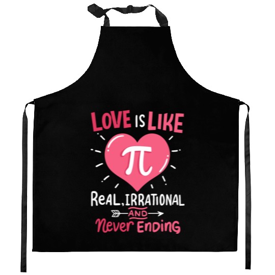 Funny Valentines Day Gift for Him Her Love Is Kitchen Aprons