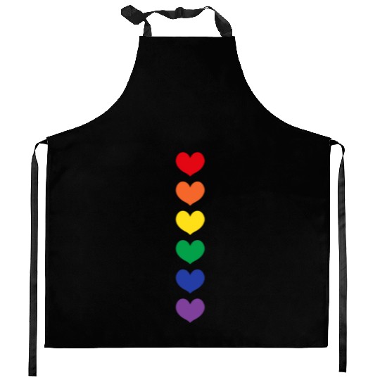 Lgbtq Gay Pride Month Rainbow Love Is Love Kitchen Aprons