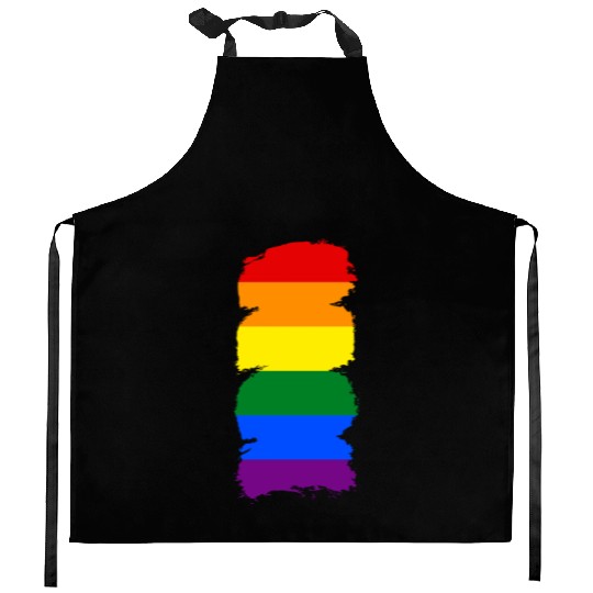Lgbtq Gay Pride Month Rainbow Love Is Love Kitchen Aprons