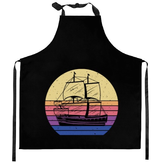 Pirate Ship Kitchen Aprons