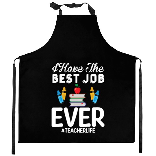 Teacher Life Kitchen Aprons