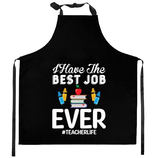 Teacher Life Kitchen Aprons