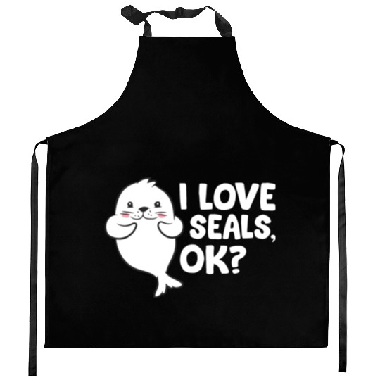 Seal - I love seals, ok? Kitchen Aprons