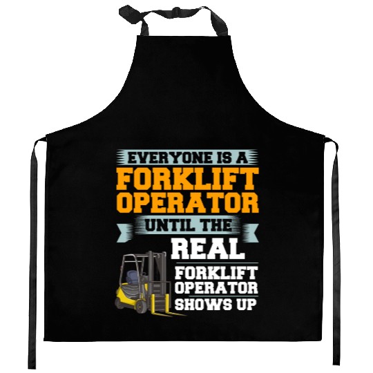 Forklift Operator Driver Lift Truck Training Kitchen Aprons