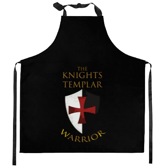 Knights Templar Christian Religious Warrior Oath Kitchen Aprons