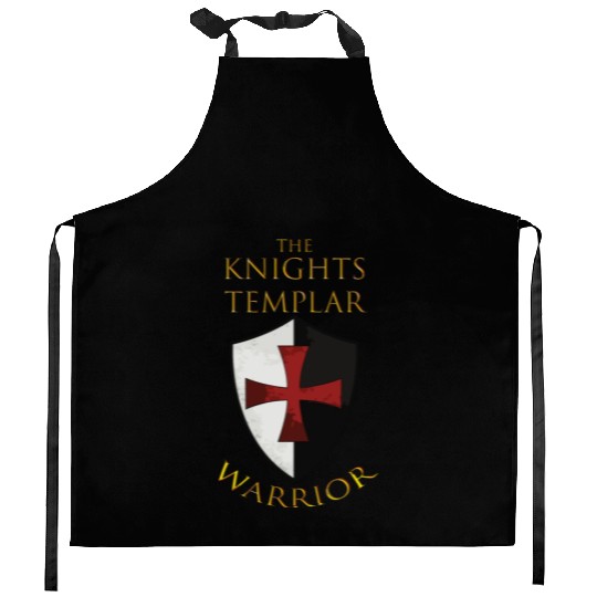 Knights Templar Christian Religious Warrior Oath Kitchen Aprons