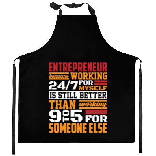 Entrepreneur Minded Business Lifestyle Gifts Idea Kitchen Aprons