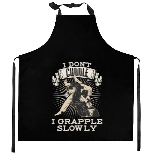 Brazilian Jiu Jitsu Sarcastic Quote MMA BJJ Kitchen Aprons