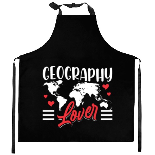 Geography Lover Geographic Geographer Student Kitchen Aprons