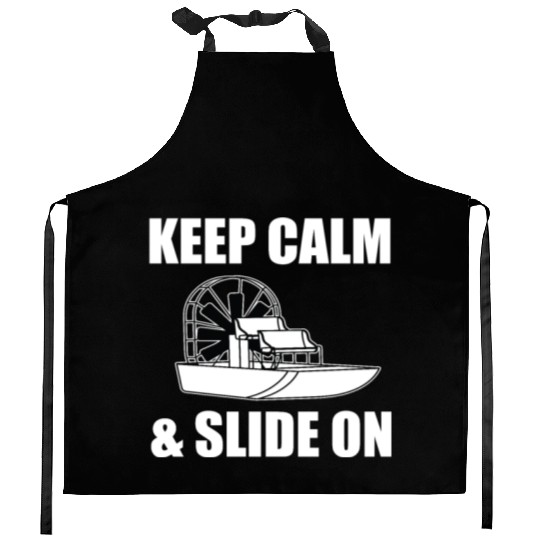 Cool Airboat Racer Outfit Kitchen Aprons