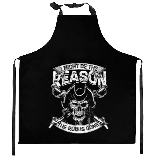 I might be the reason the rum is gone - drinking Kitchen Aprons