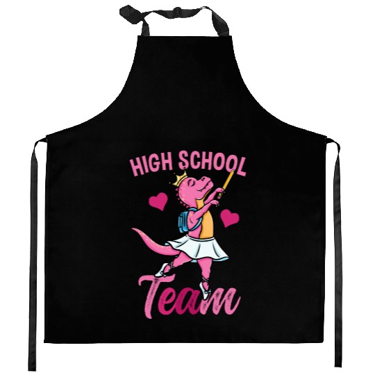 High School Team Ballet Back To School Girls Kitchen Aprons
