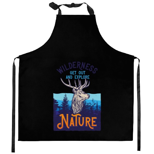Wilderness Get Out Out And Explore Nature Kitchen Aprons