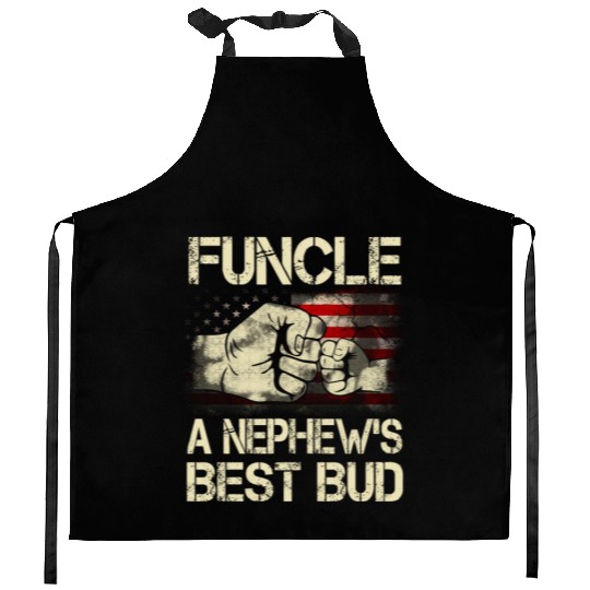 Funcle A Nephew Best Bud Us Kitchen Aprons