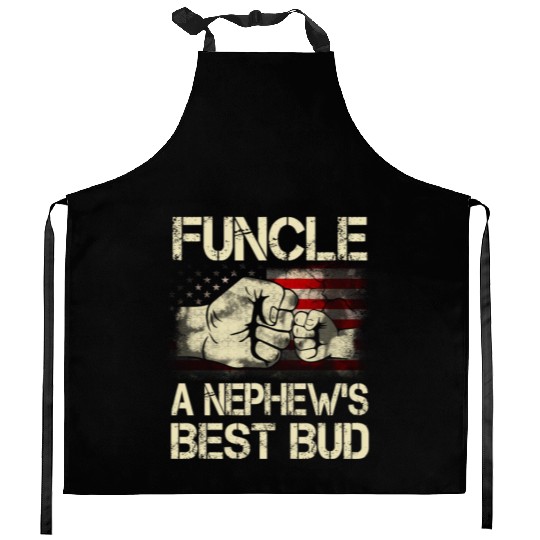 Funcle A Nephew Best Bud Us Kitchen Aprons