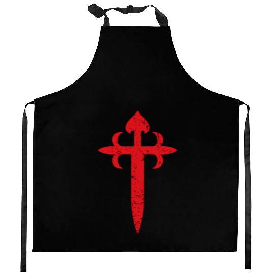 Vintage Cross of Saint James Kitchen Aprons