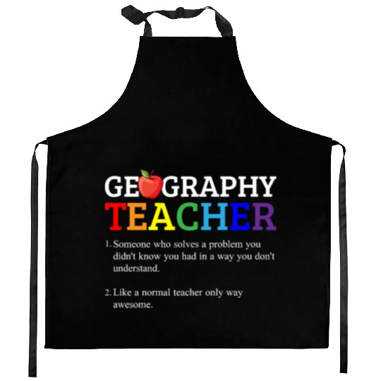 Geography teacher definition, Geography teacher Kitchen Aprons