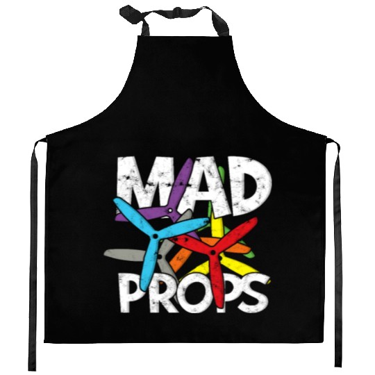 Mad Props - drone Kitchen Aprons