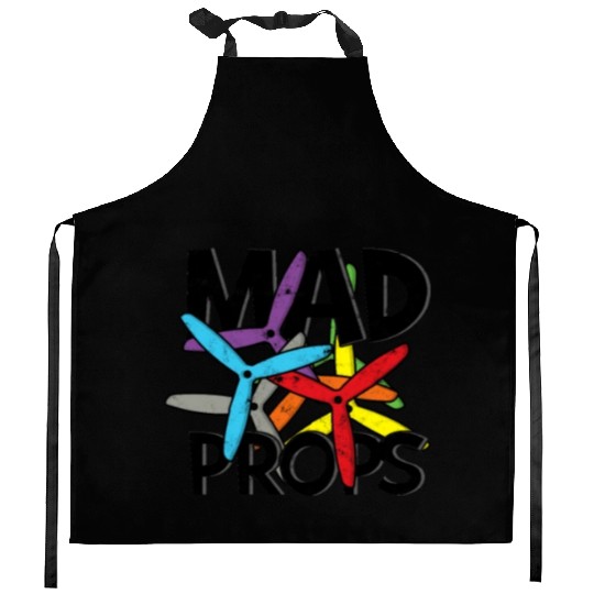 Mad Props - drone master Kitchen Aprons
