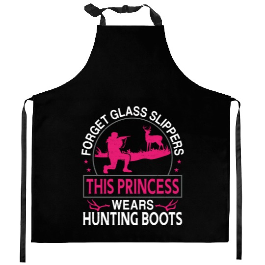 Buck Deer Hunting Hunter Girl Kitchen Aprons