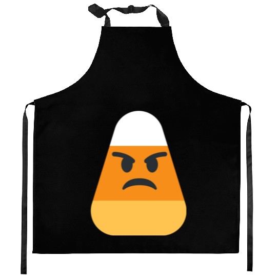 Angry Candy Corn Halloween Costume Kitchen Aprons
