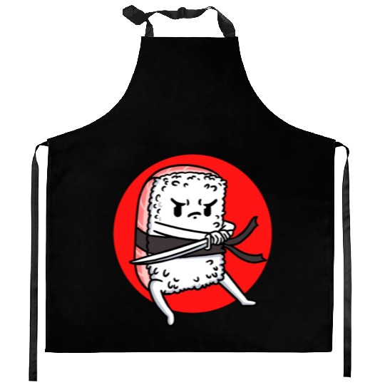 Sushi Samurai For Sushi Lover Kitchen Aprons