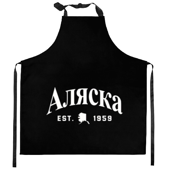 Alaska Kitchen Aprons Men's Women Children USA North Pole