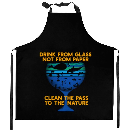 Save the Ocean Kitchen Aprons