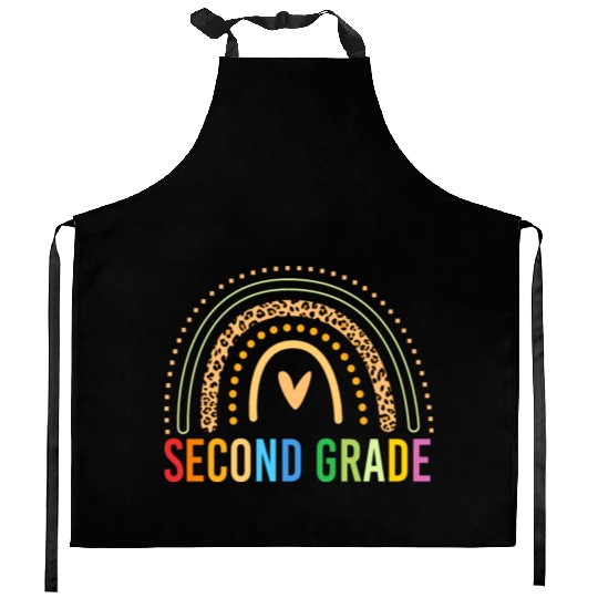 Second Grade Teacher School 2nd Grade Rainbow Kitchen Aprons