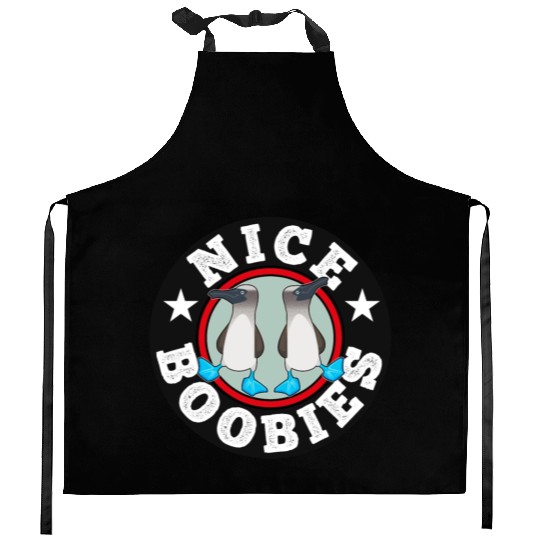 Blue Footed Booby Bird Funny Gift Kitchen Aprons