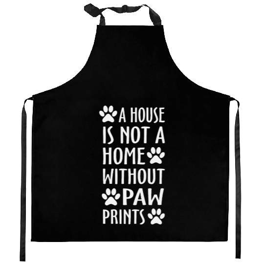 Paw prints Kitchen Aprons