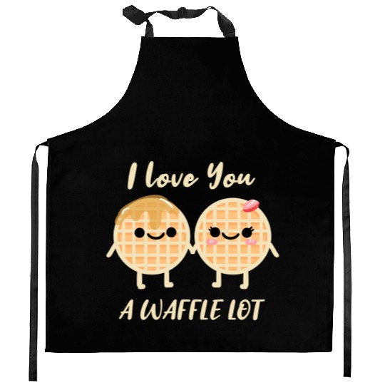 I Love A Waffle Lot For Waffle Lover Kitchen Aprons