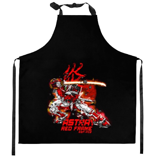ASTRAY RED FRAME GUNDAM Kitchen Aprons