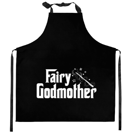 Fairy Godmother Cute Wand Star Spell Fantasy Gift Kitchen Aprons