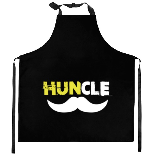 Huncle Eroded Yellow Kitchen Aprons