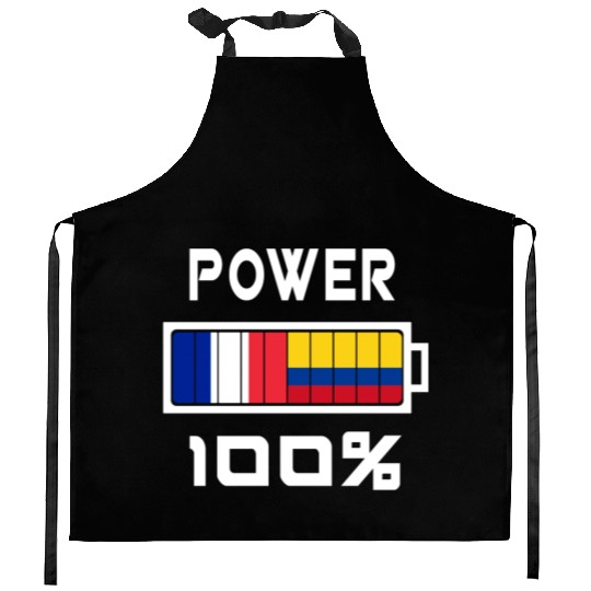 France and Colombia power 100% Kitchen Aprons