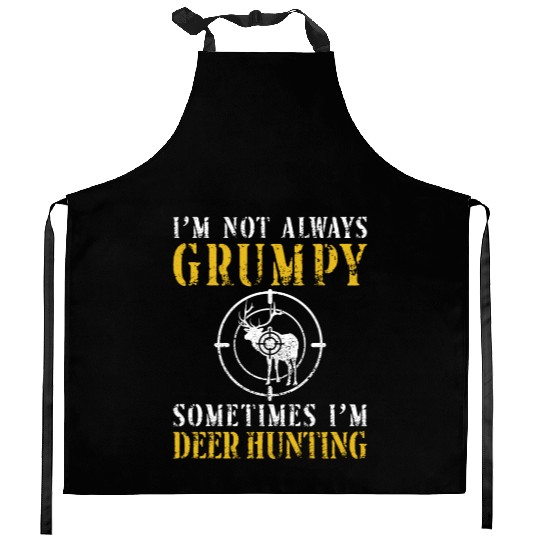 Buck Deer Hunting Hunter Dad Kitchen Aprons