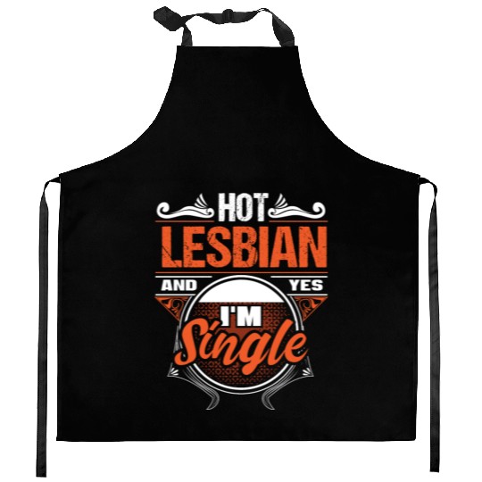Lesbian Single Proud Kitchen Aprons