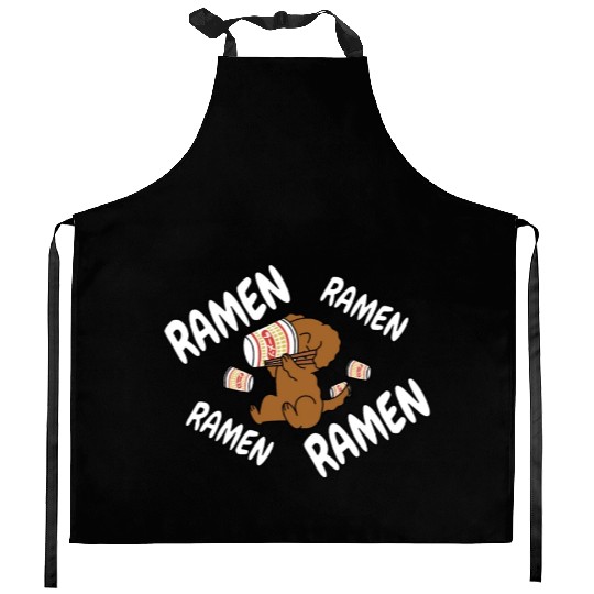 Goldendoodle Instant Ramen Noodles Kitchen Aprons